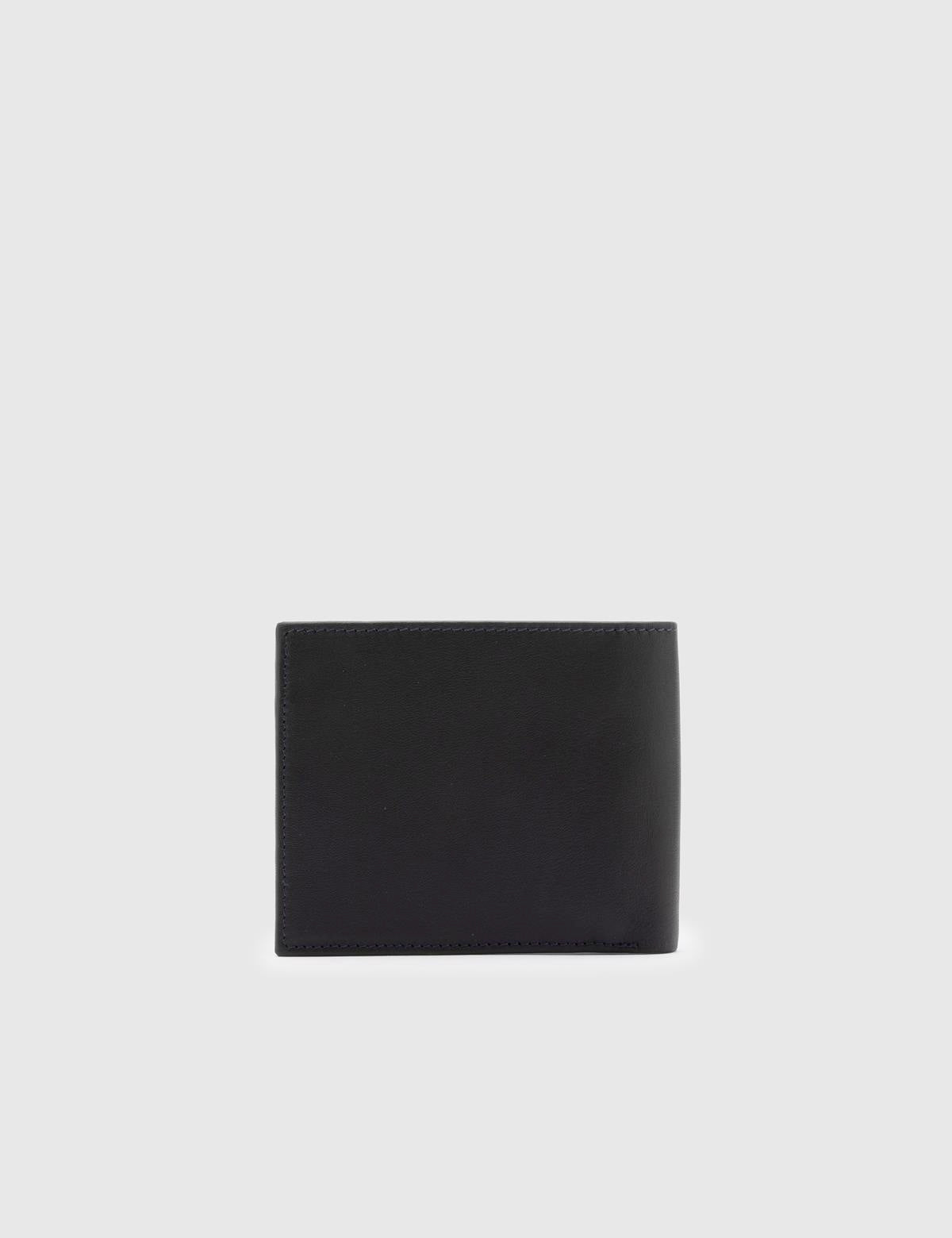 Percy Navy Blue Leather Men's Wallet