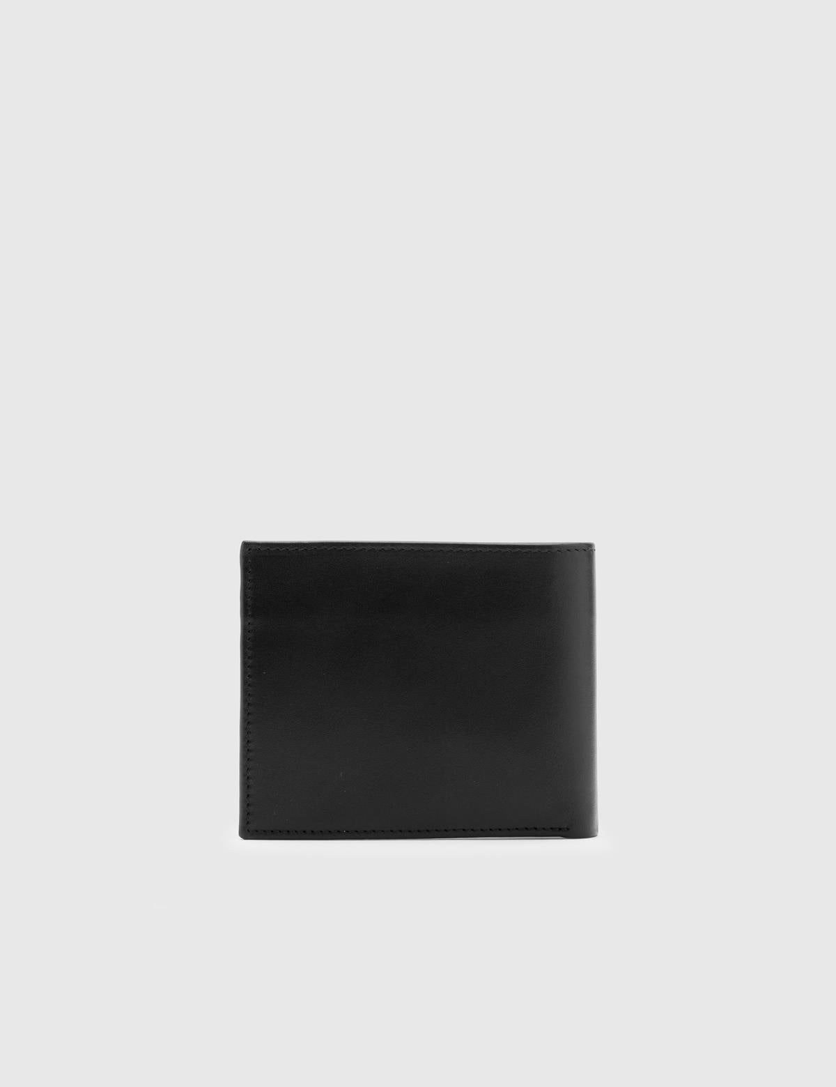 Percy Black Leather Men's Wallet