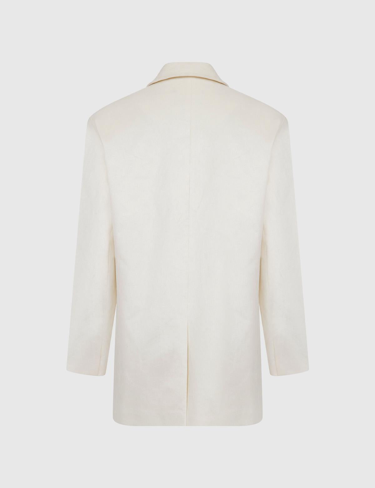 Petro Ecru Women's Oversized Jacket