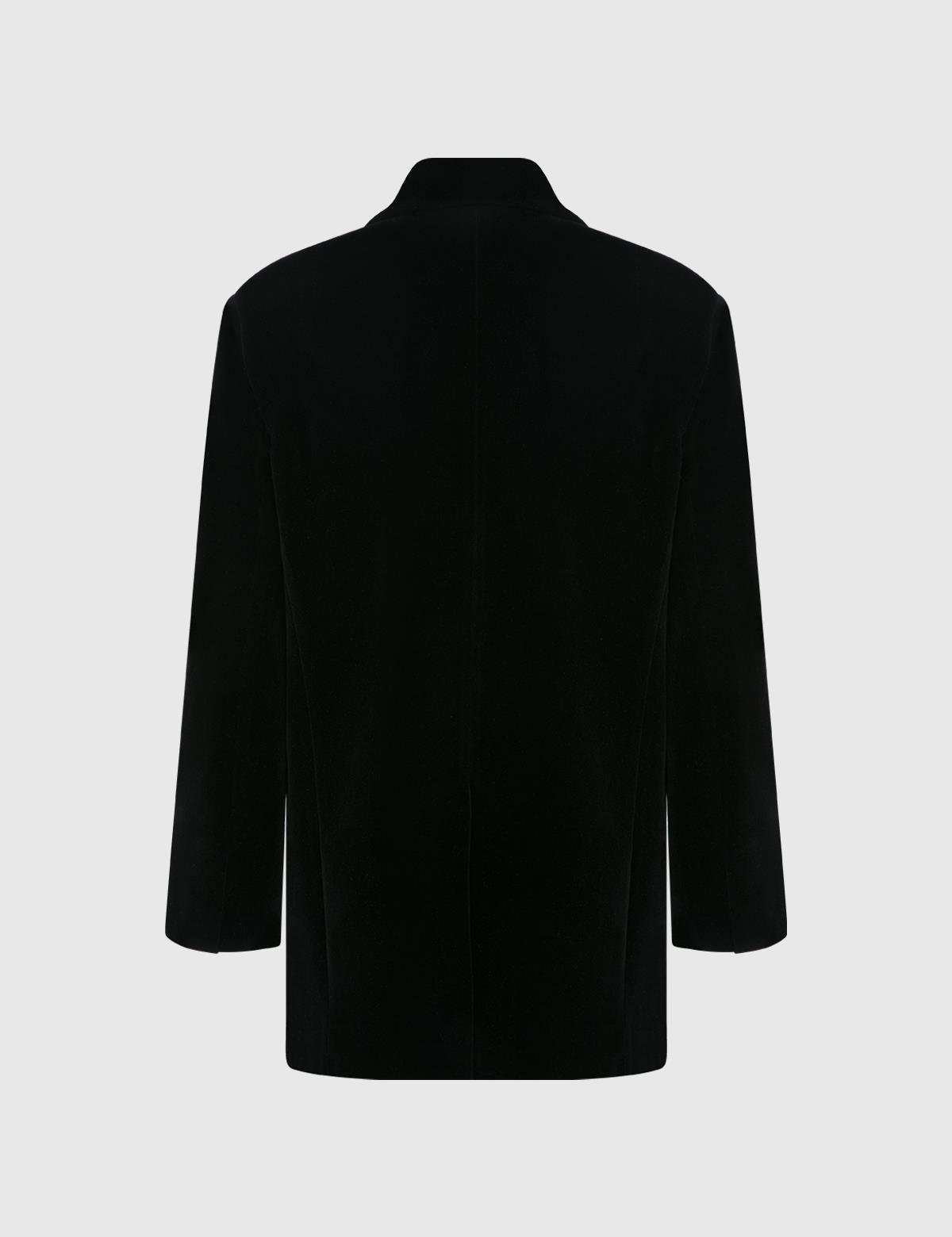 Petro Black Women's Oversized Jacket