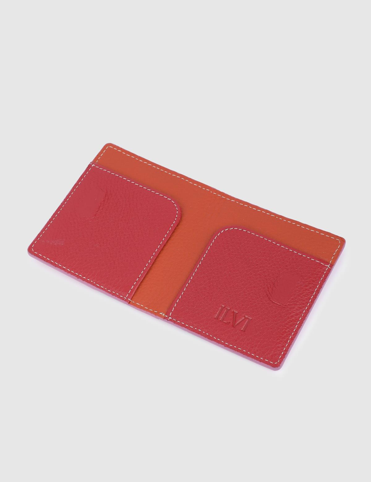 Piura Pink Leather Unisex Card Holder