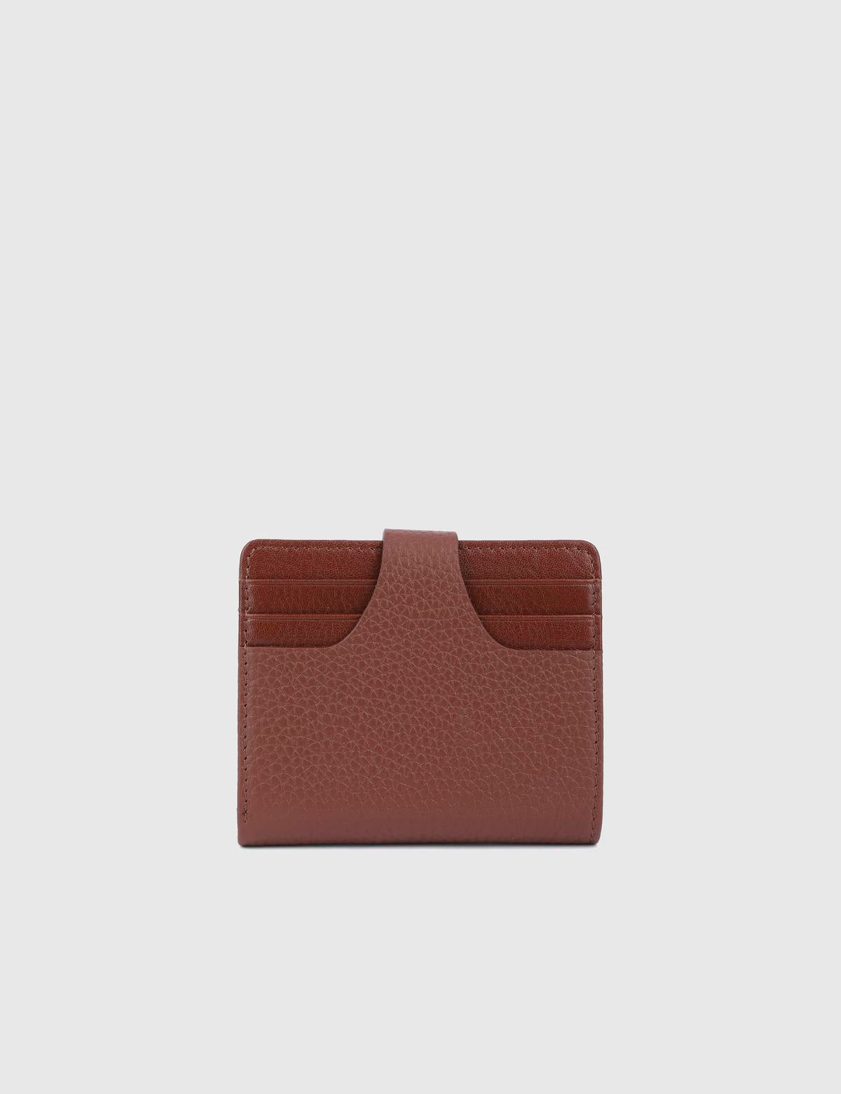 Rainier Saddle Brown Leather Unisex Wallet