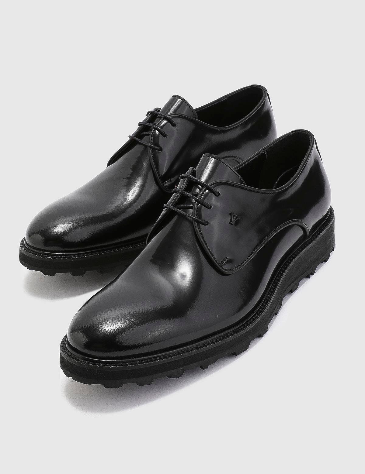 Ravi Black Florentic Leather Men's Oxford