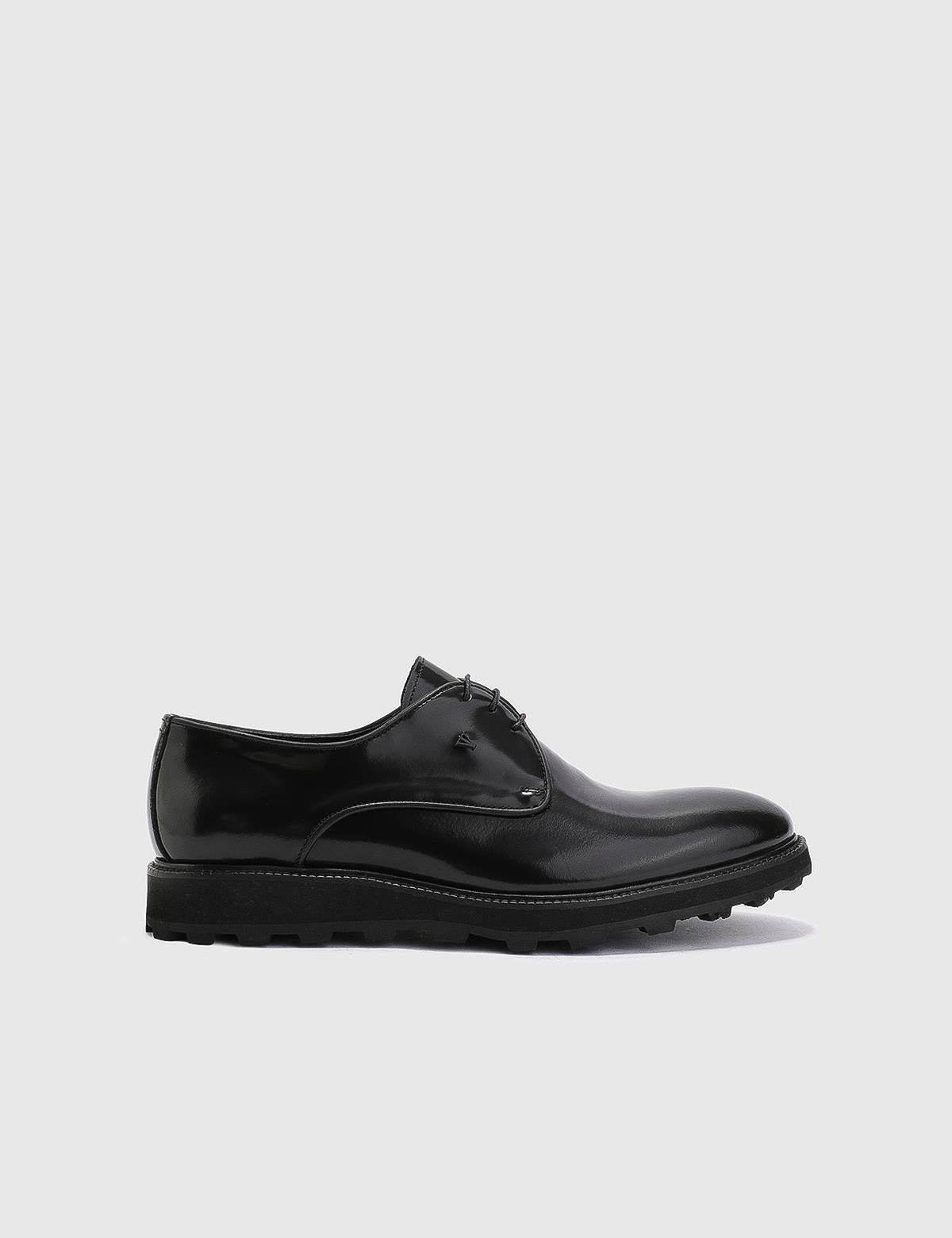 Ravi Black Florentic Leather Men's Oxford