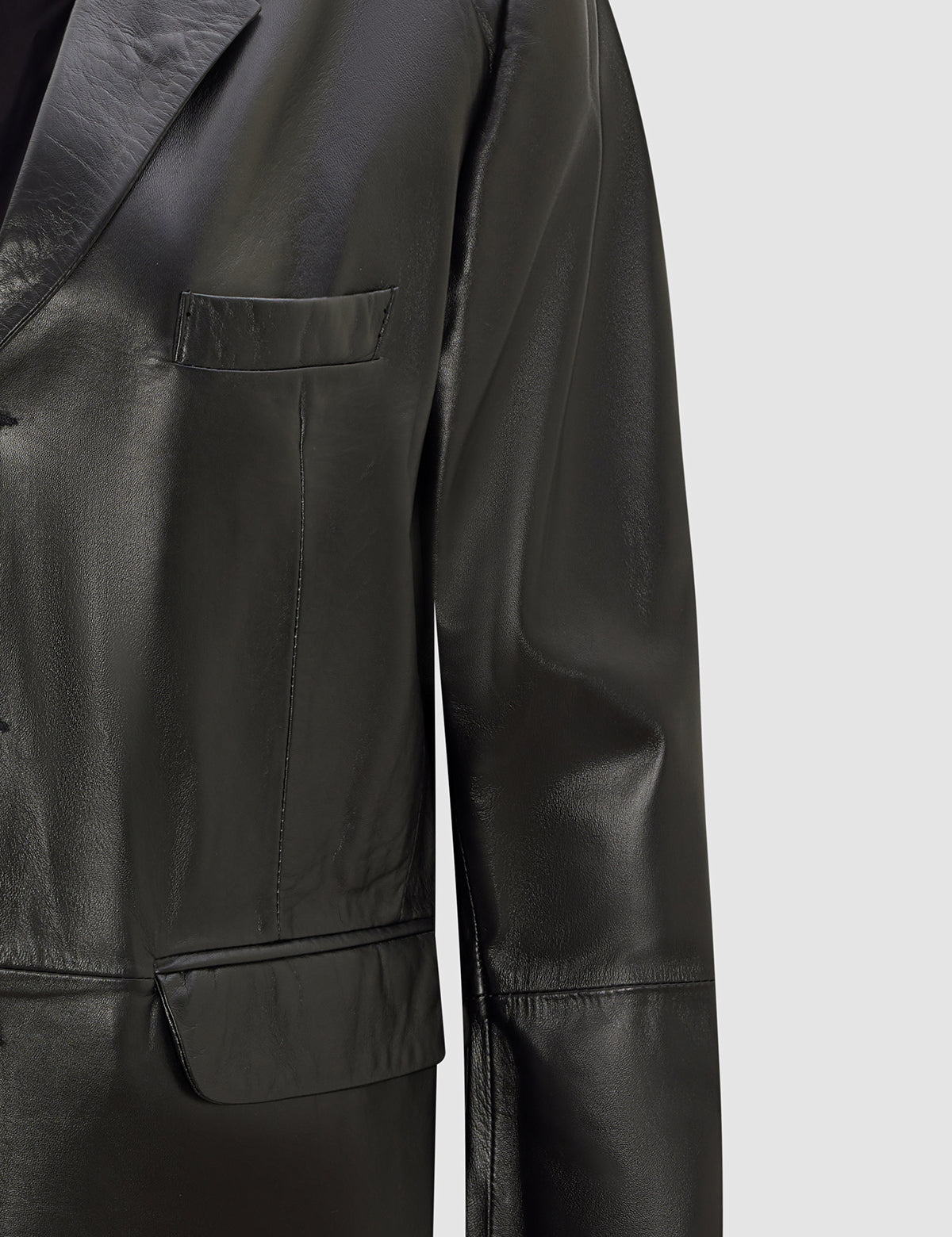 Reda Black Men's Leather Jacket