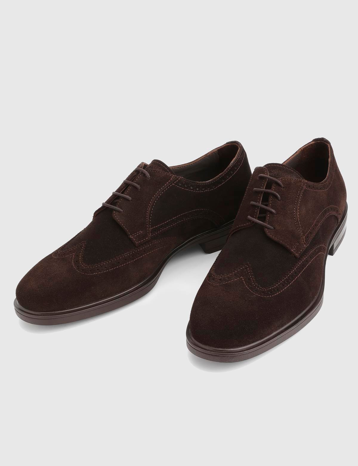 Redi Brown Suede Leather Men's Classic Shoe