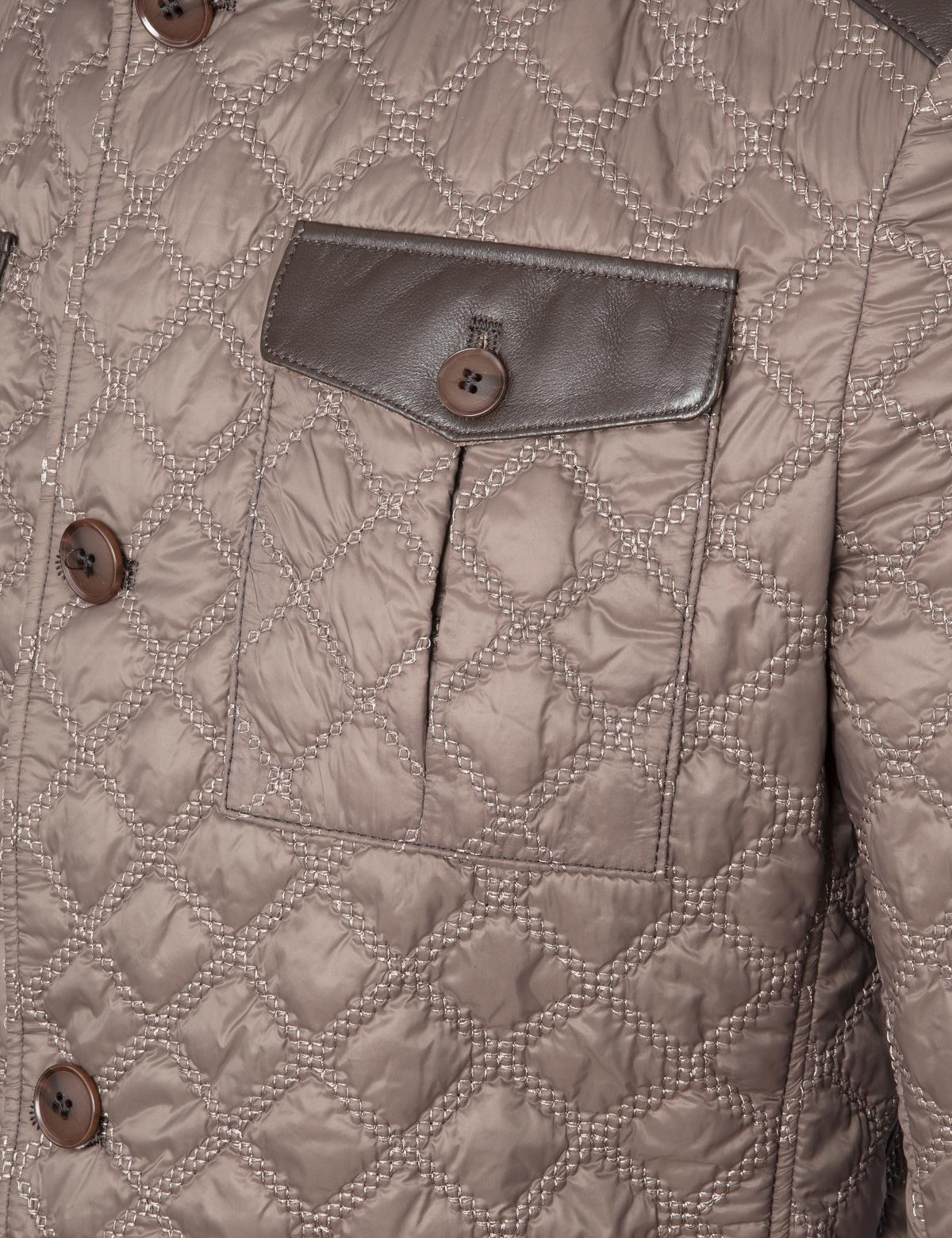 Rivne Mink Men's Leather Bomber Jacket