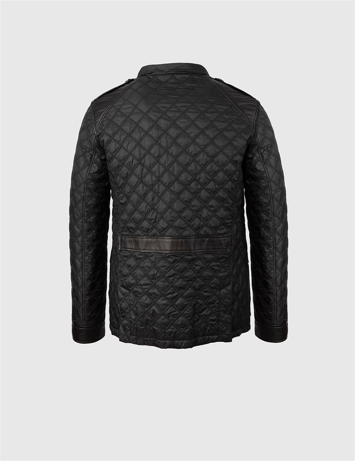 Rivne Black Men's Leather Bomber Jacket