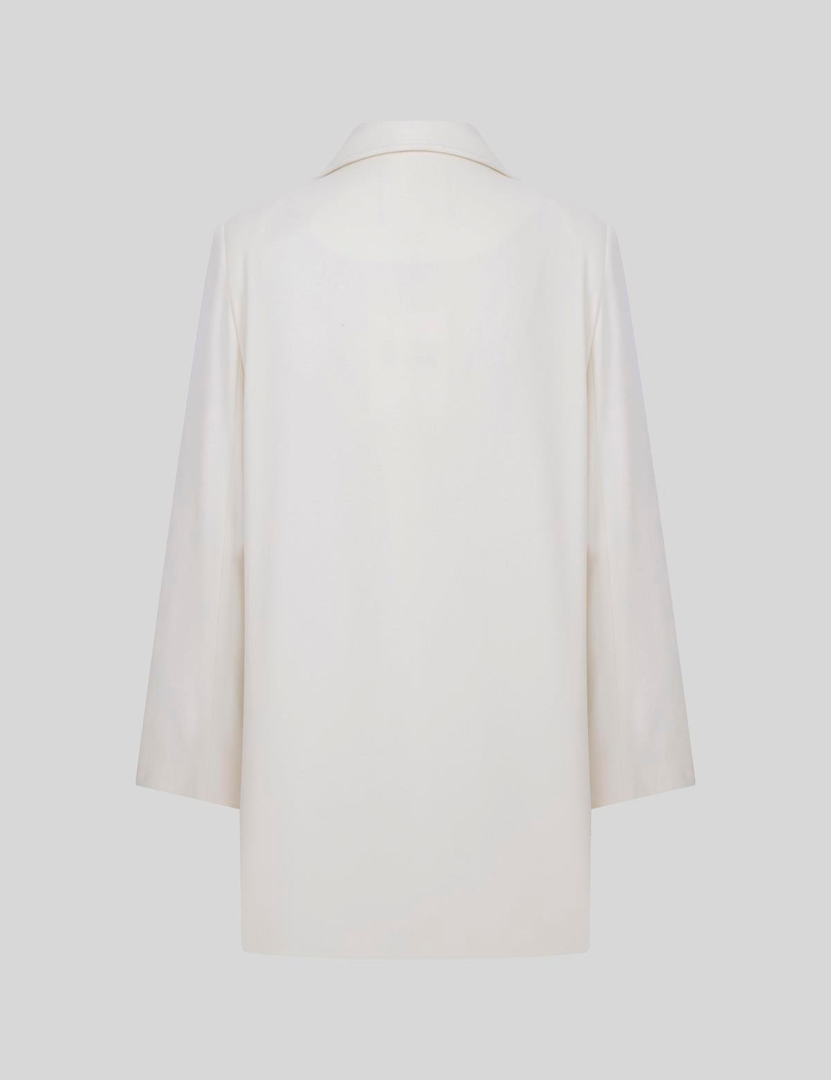 Rudny White Women's Coat