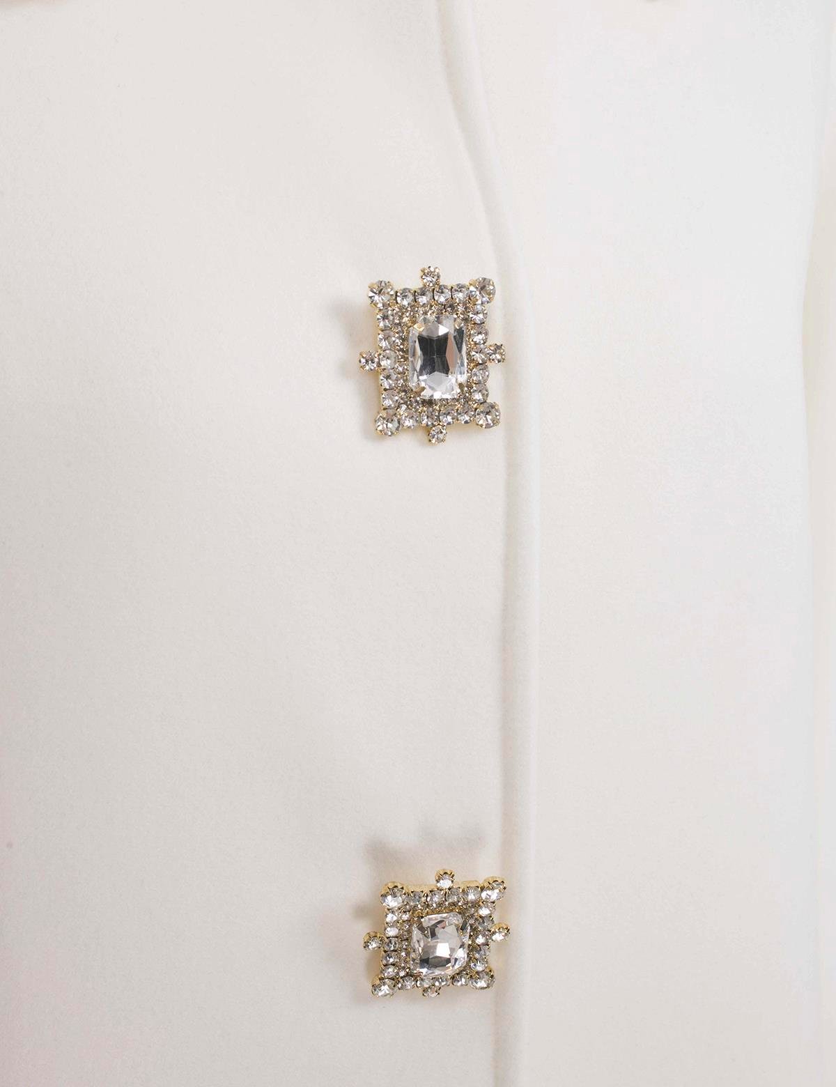 Rudny White Women's Coat