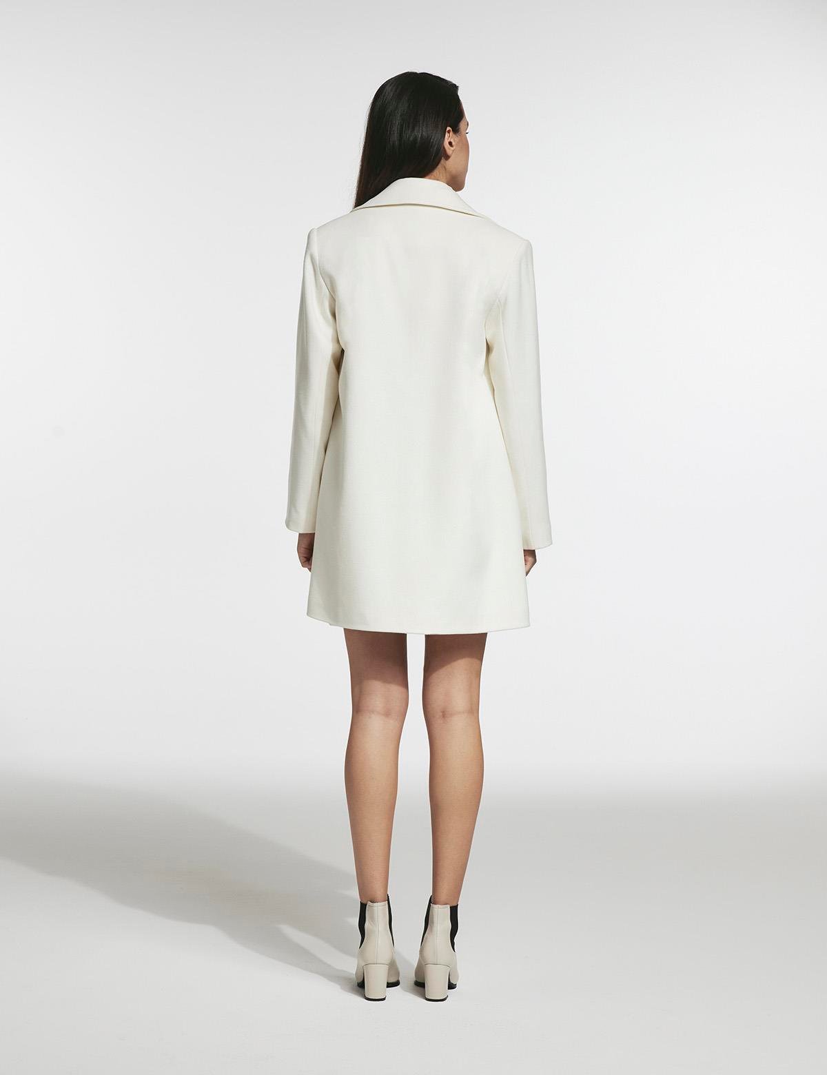 Rudny White Women's Coat