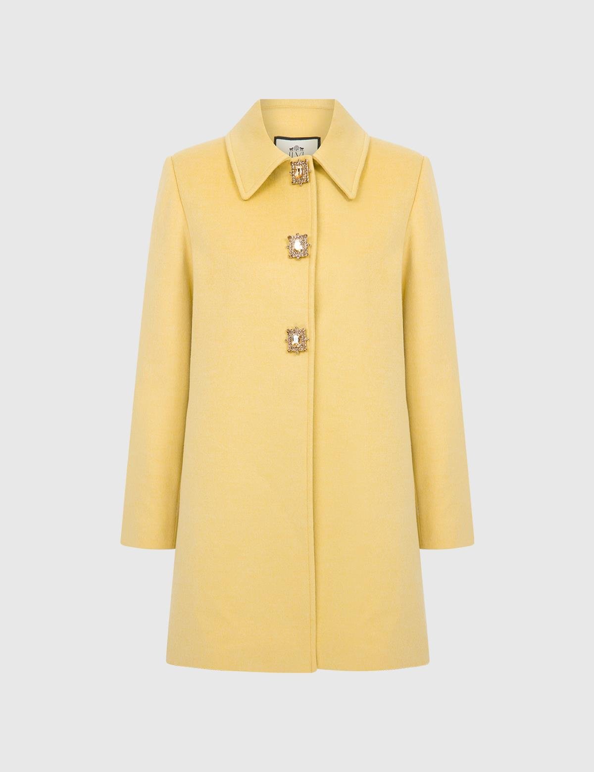 Rudny Yellow Women's Coat