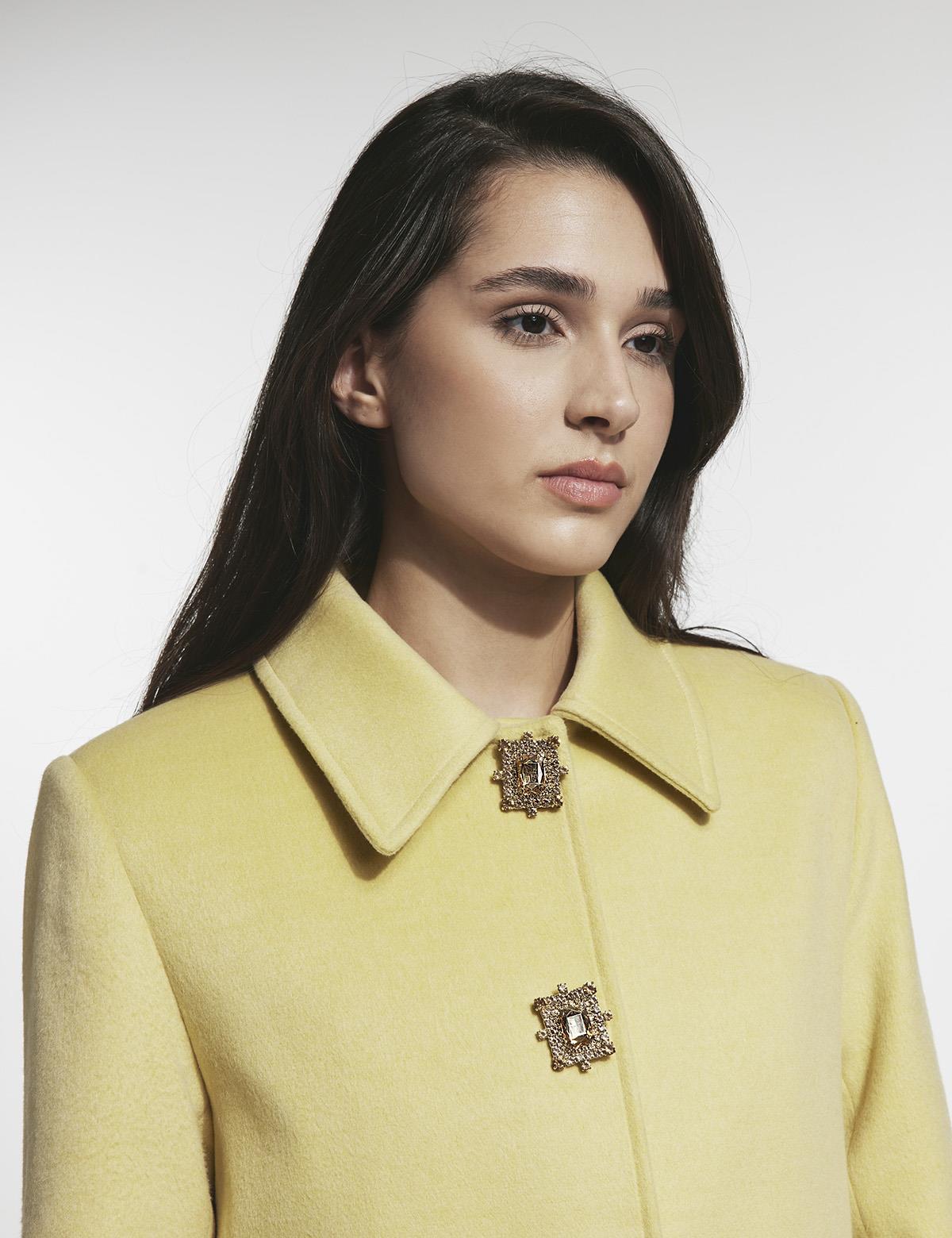 Rudny Yellow Women's Coat