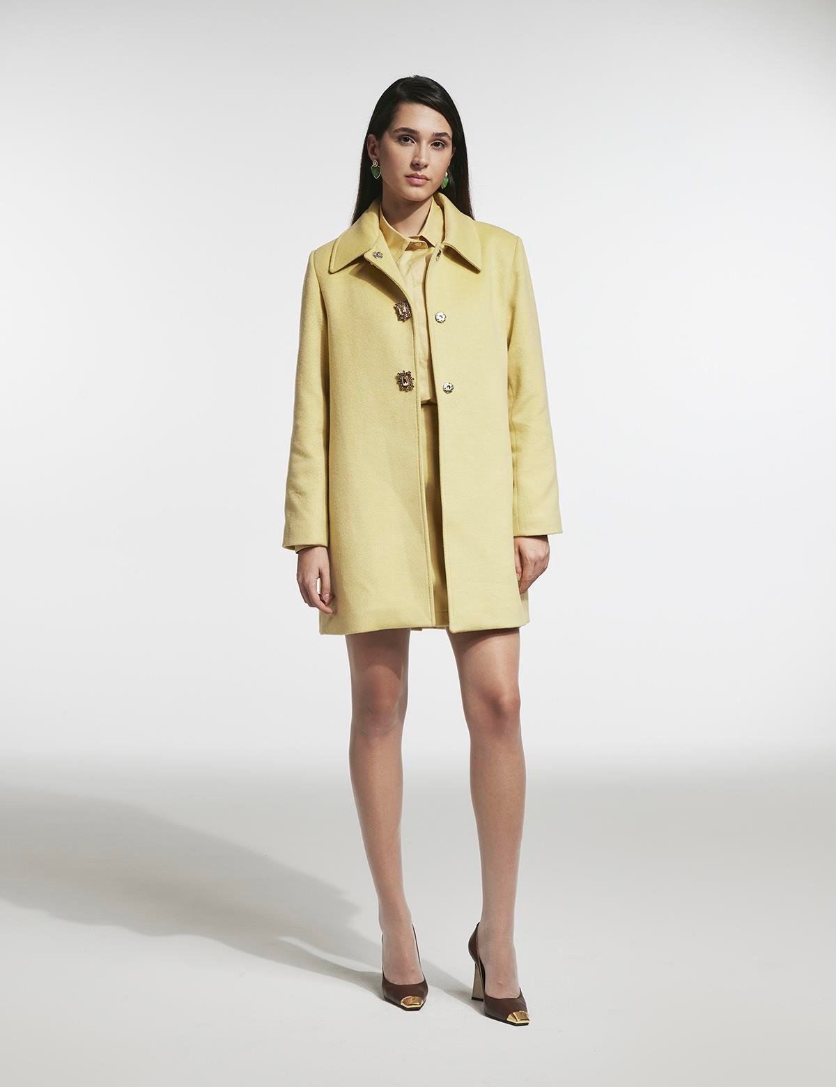 Rudny Yellow Women's Coat