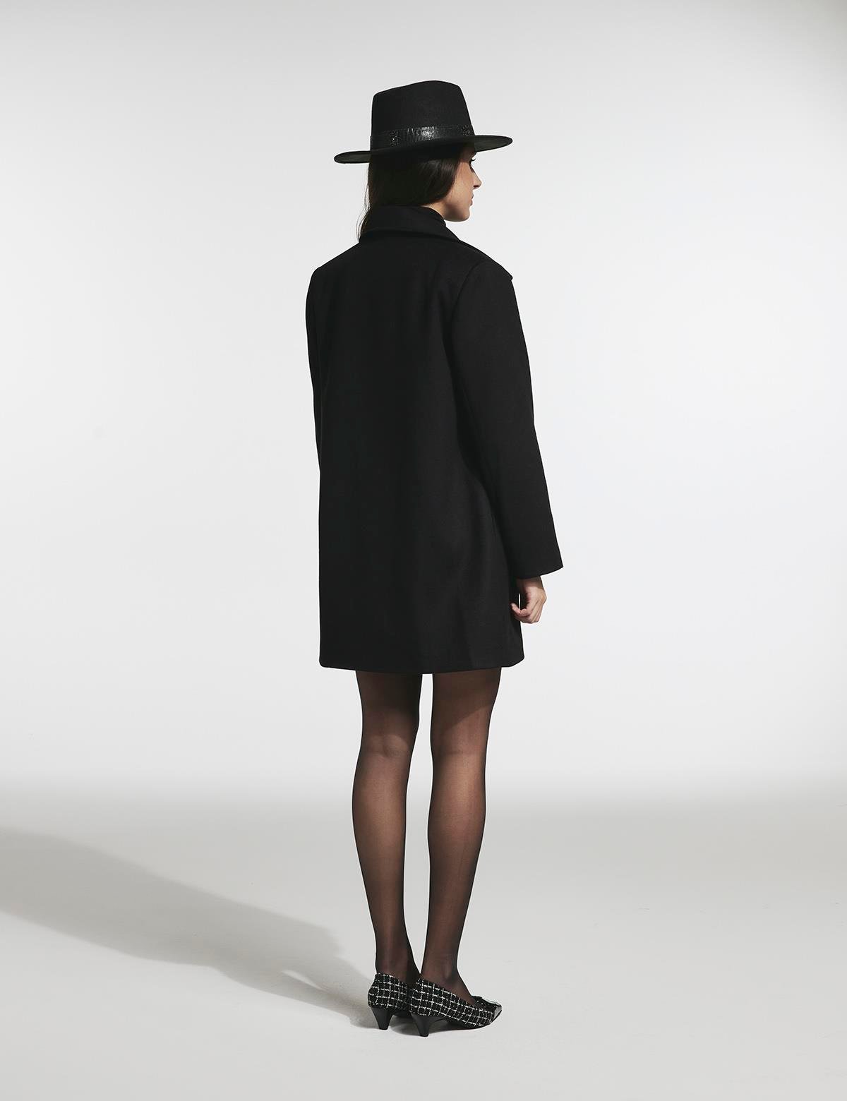 Rudny Black Women's Coat