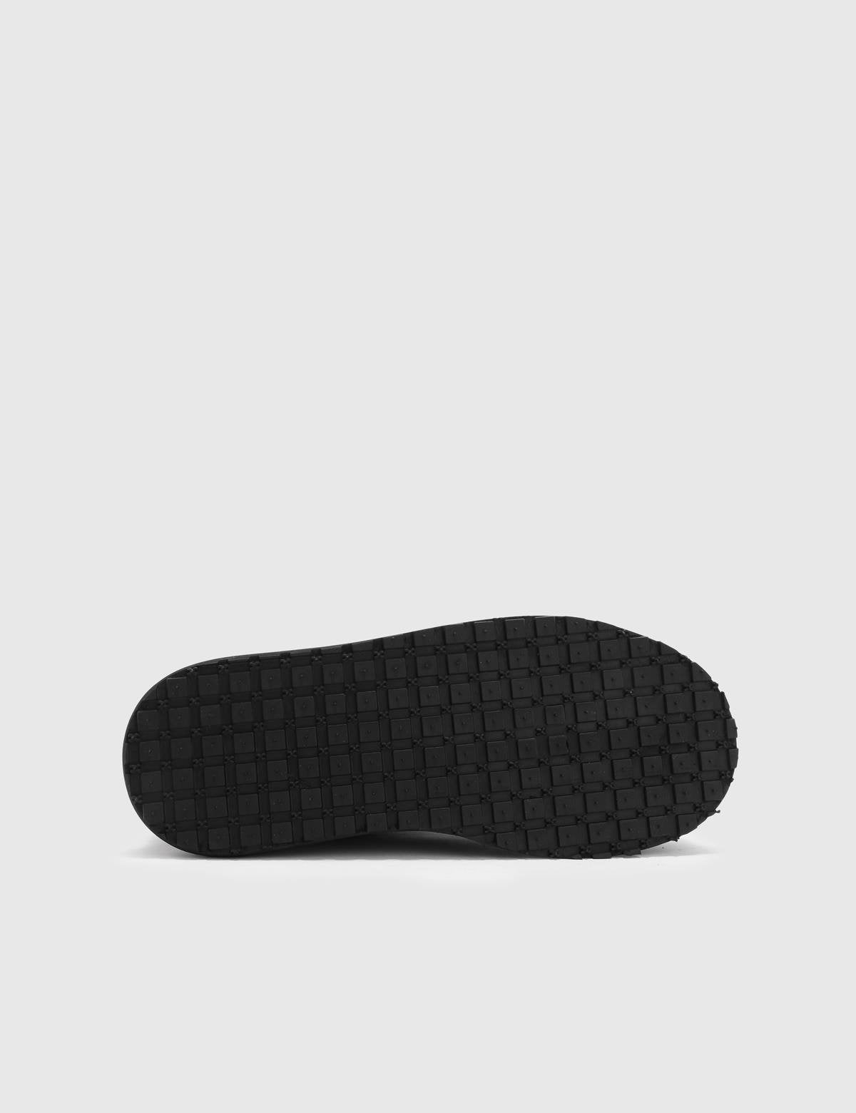 Santino Black Floater Leather Men's Sneaker