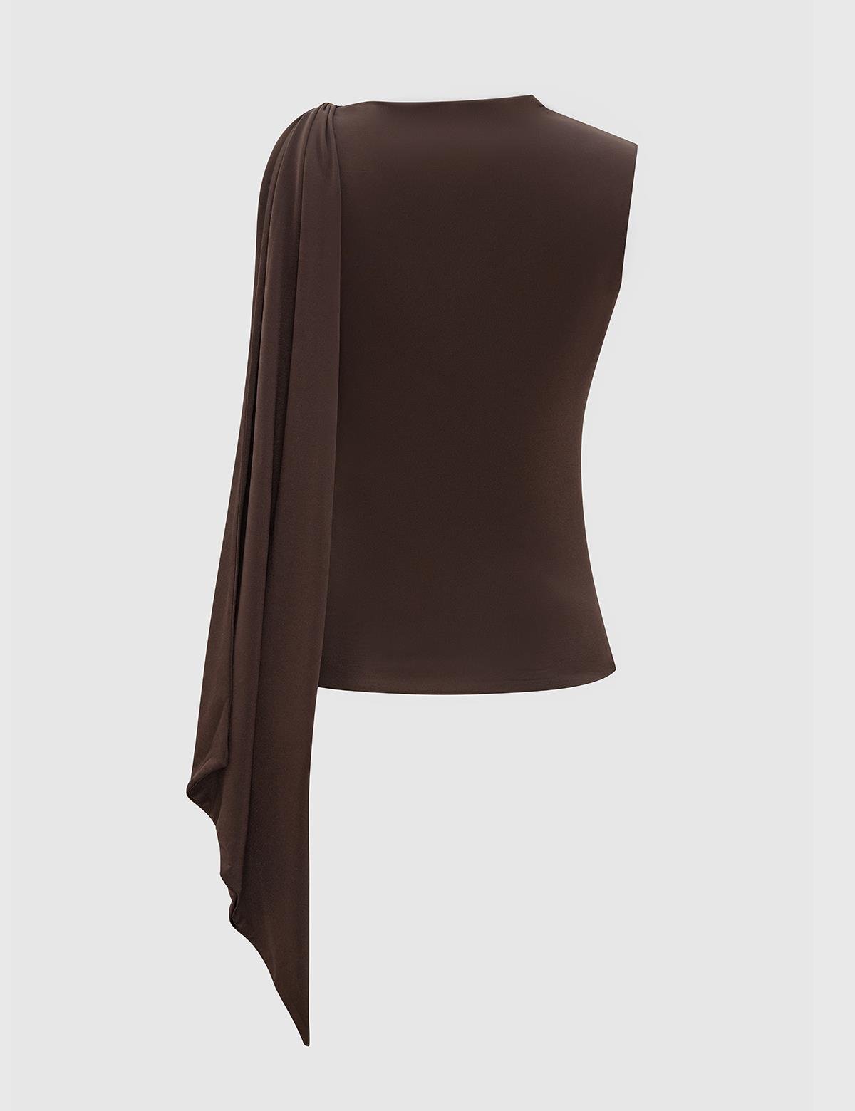 Saras Brown Women's Blouse