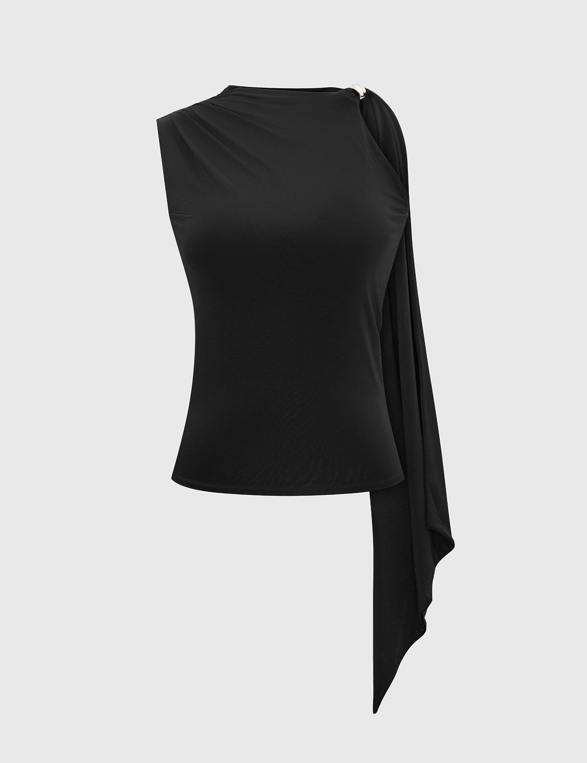 Saras Black Women's Blouse