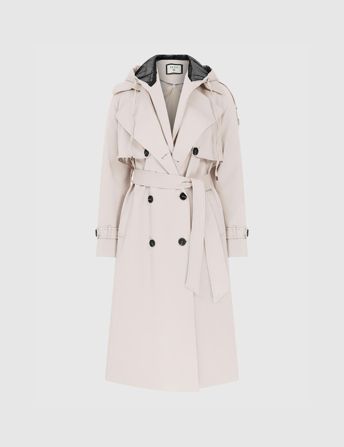 Savino Beige Women's Trench Coat
