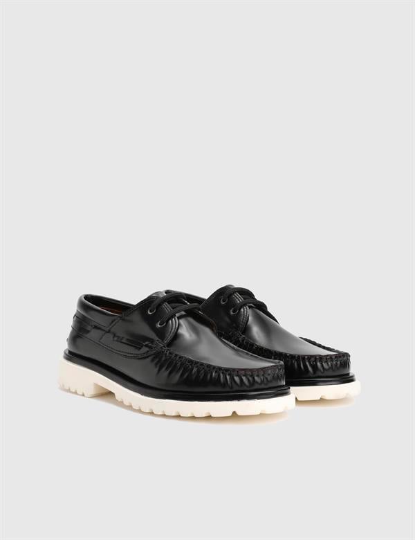 Steyr Black Florentic Leather Men's Oxford
