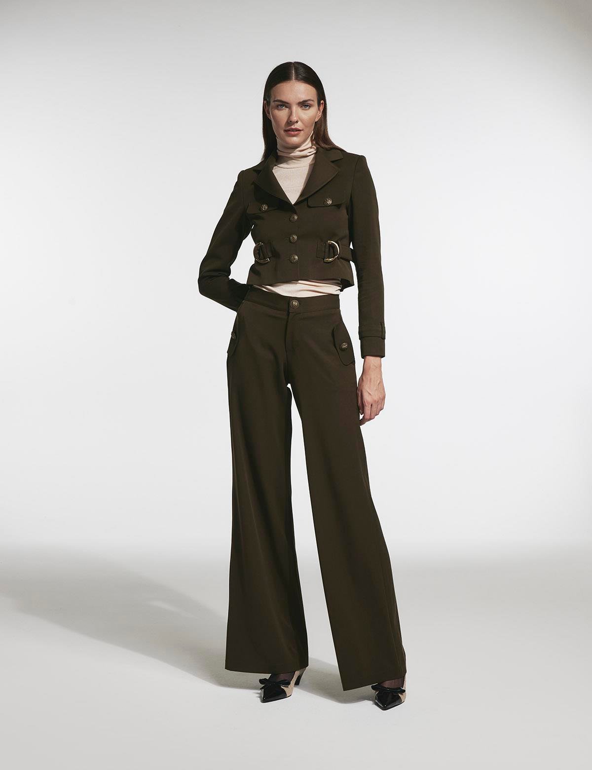 Tomris Khaki Women's Jacket