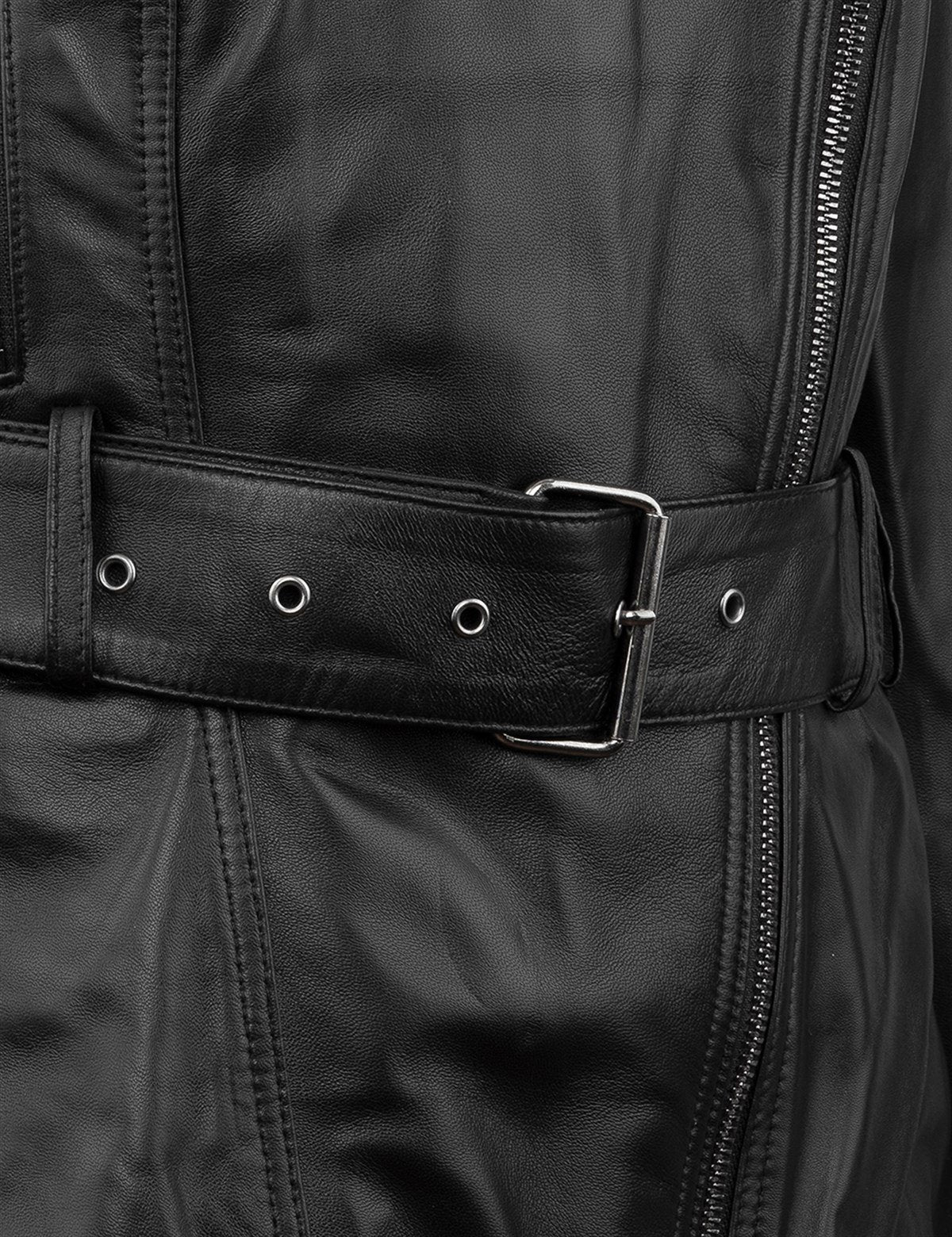 Torir Black Women's Leather Jacket