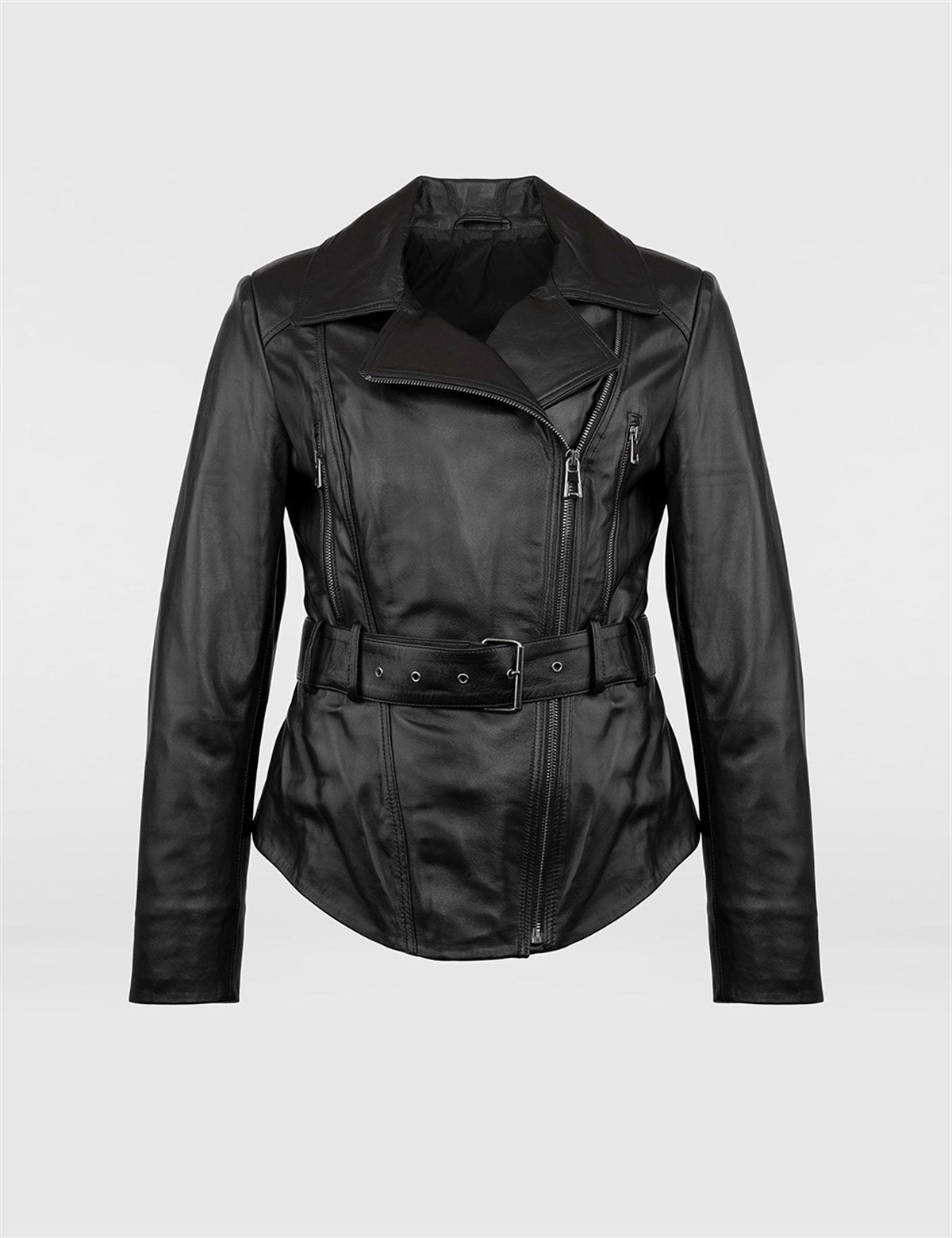 Torir Black Women's Leather Jacket