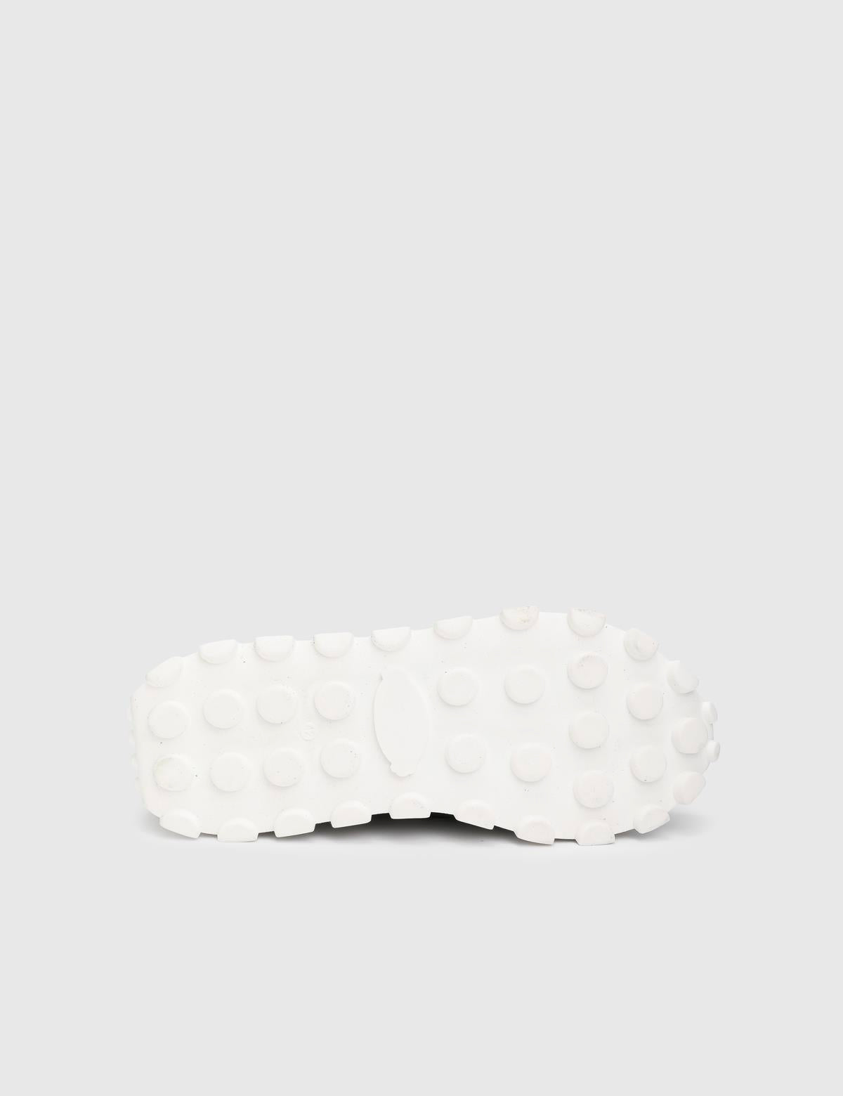 Torres Black Leather Fabric Men's Sneaker