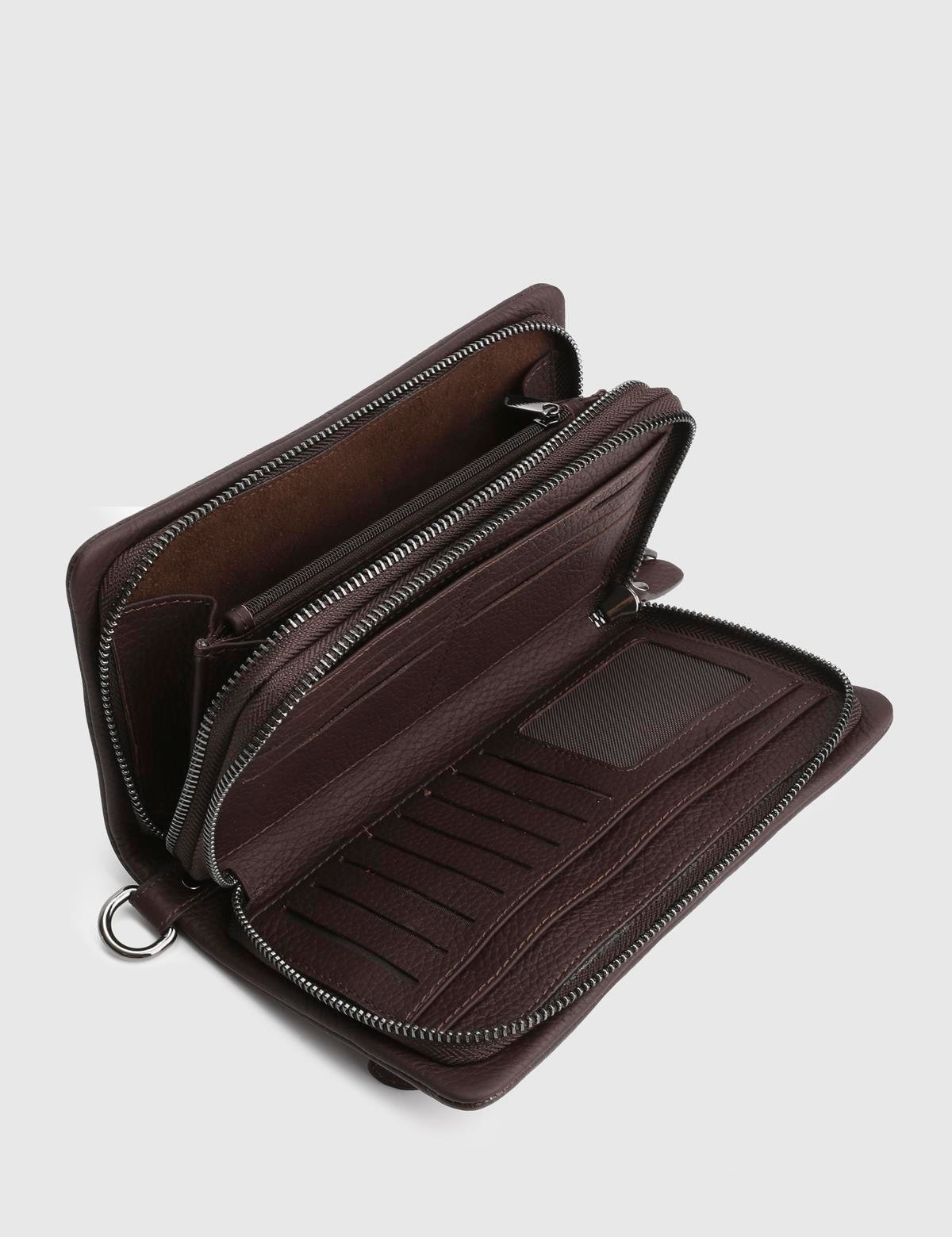 Trujilo Brown Floater Leather Men's Handbag