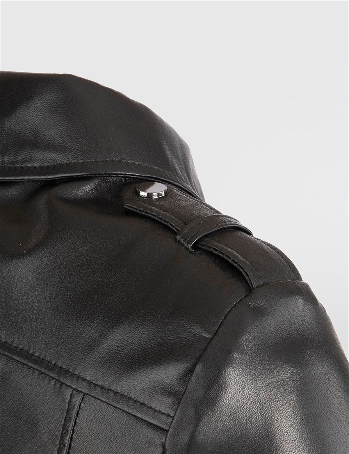 Uggi Black Women's Leather Biker Jacket