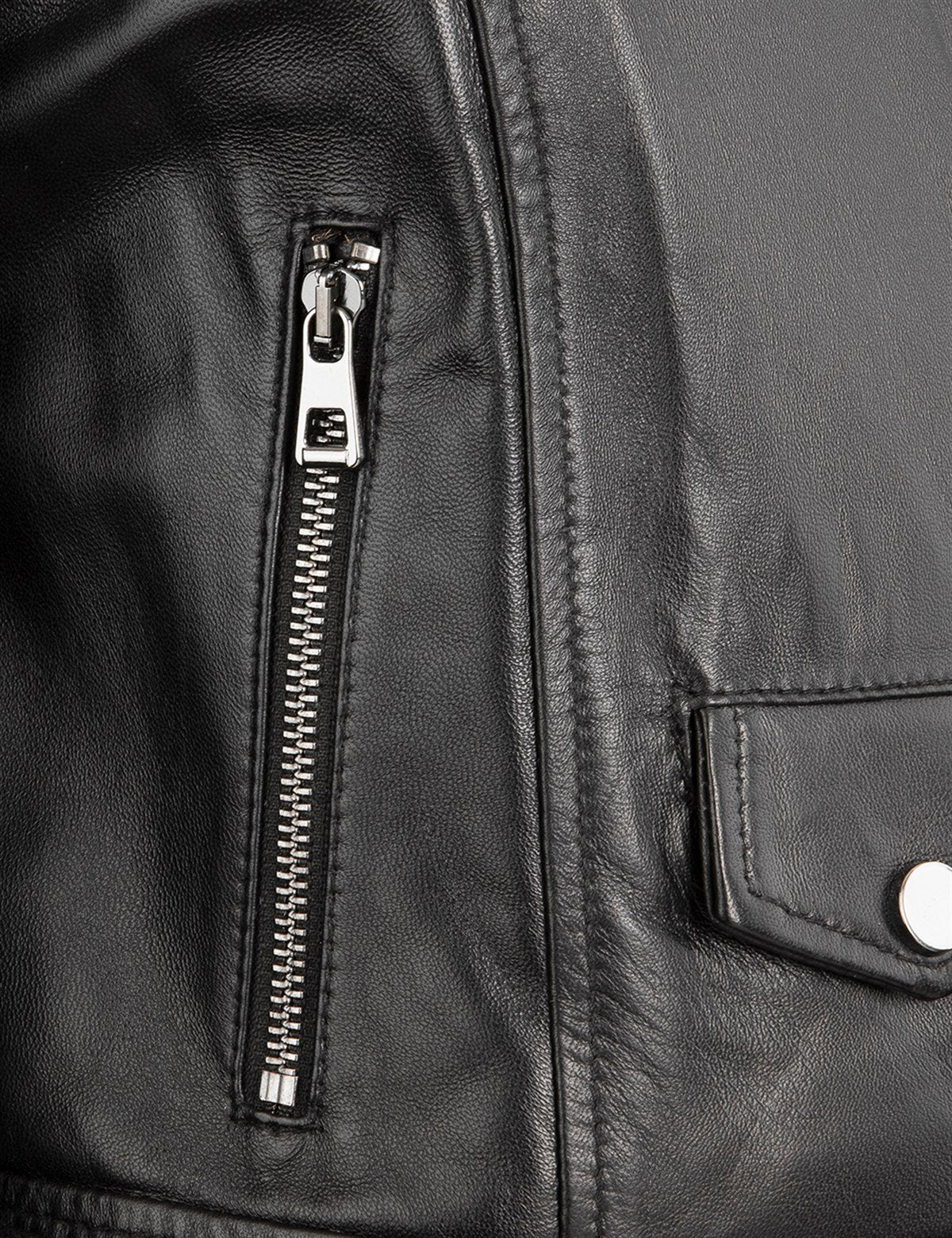 Uggi Black Women's Leather Biker Jacket