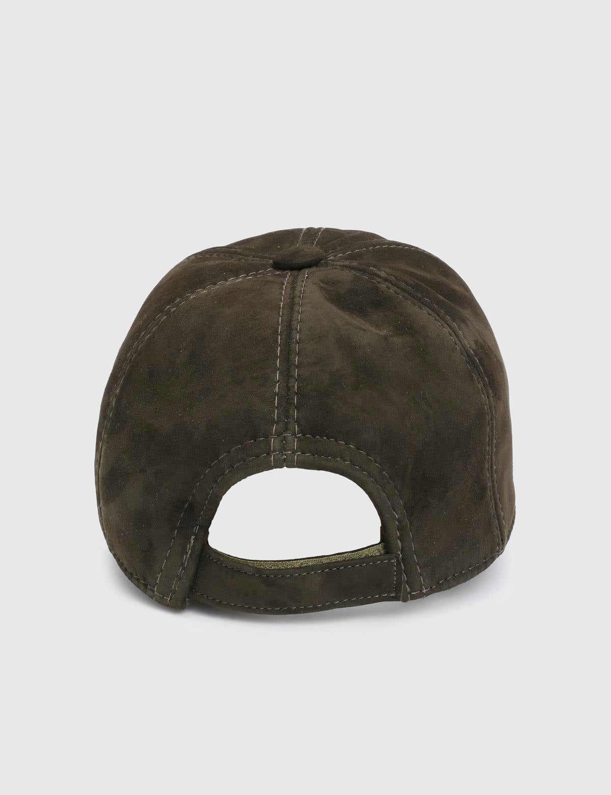 Valguri Green Unisex Suede Leather Cap