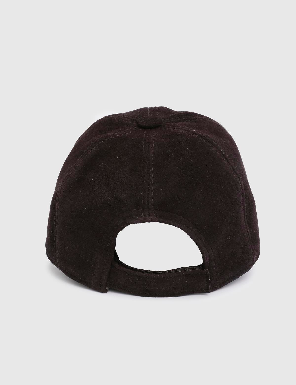 Valguri Purple Unisex Suede Leather Cap