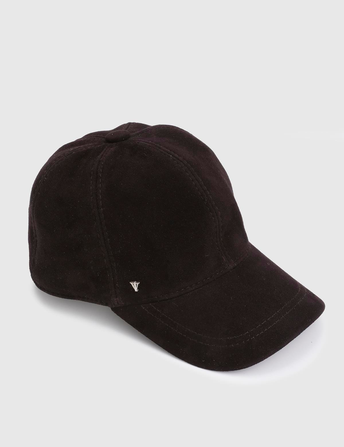 Valguri Purple Unisex Suede Leather Cap