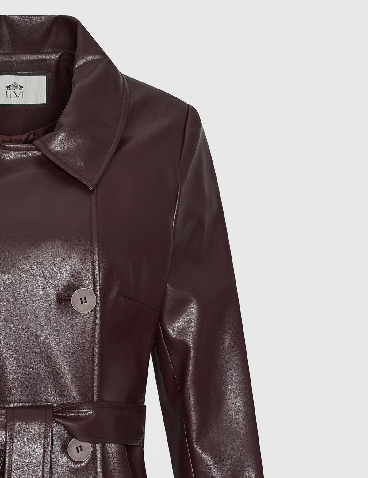 Vania Brown Women's Trench Coat