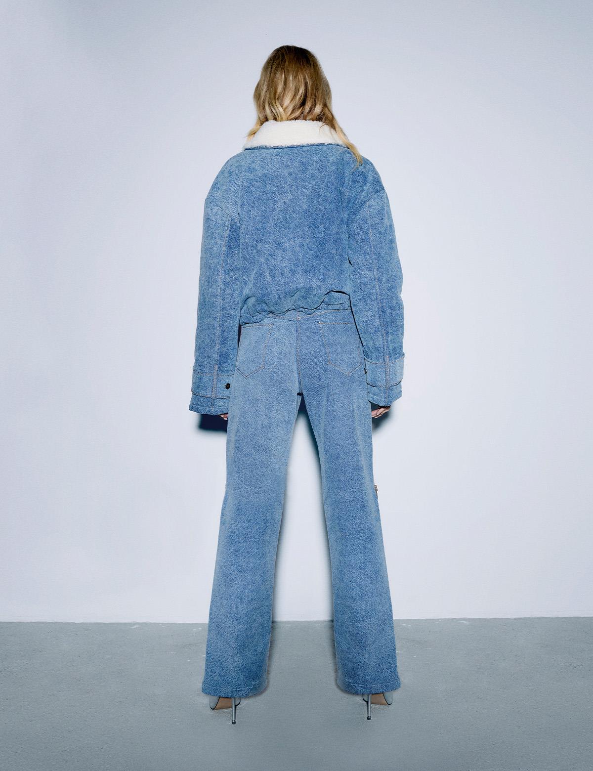 Veyra Light Blue Women's Pants