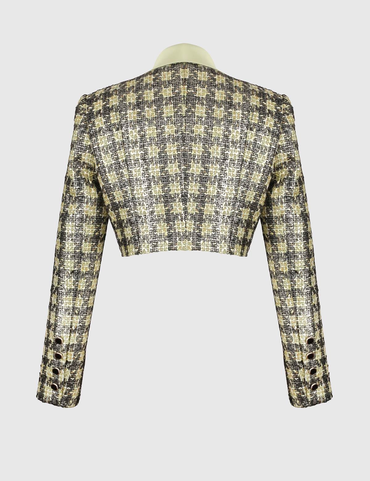 Vian Green Women's Crop Jacket