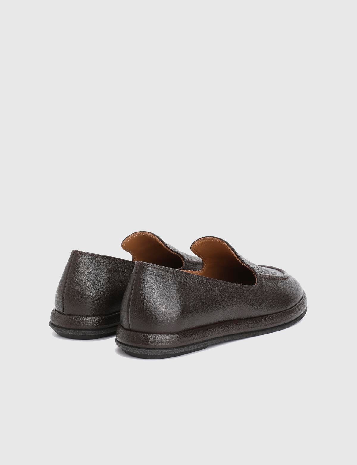 Vili Brown Floater Leather Women's Loafer