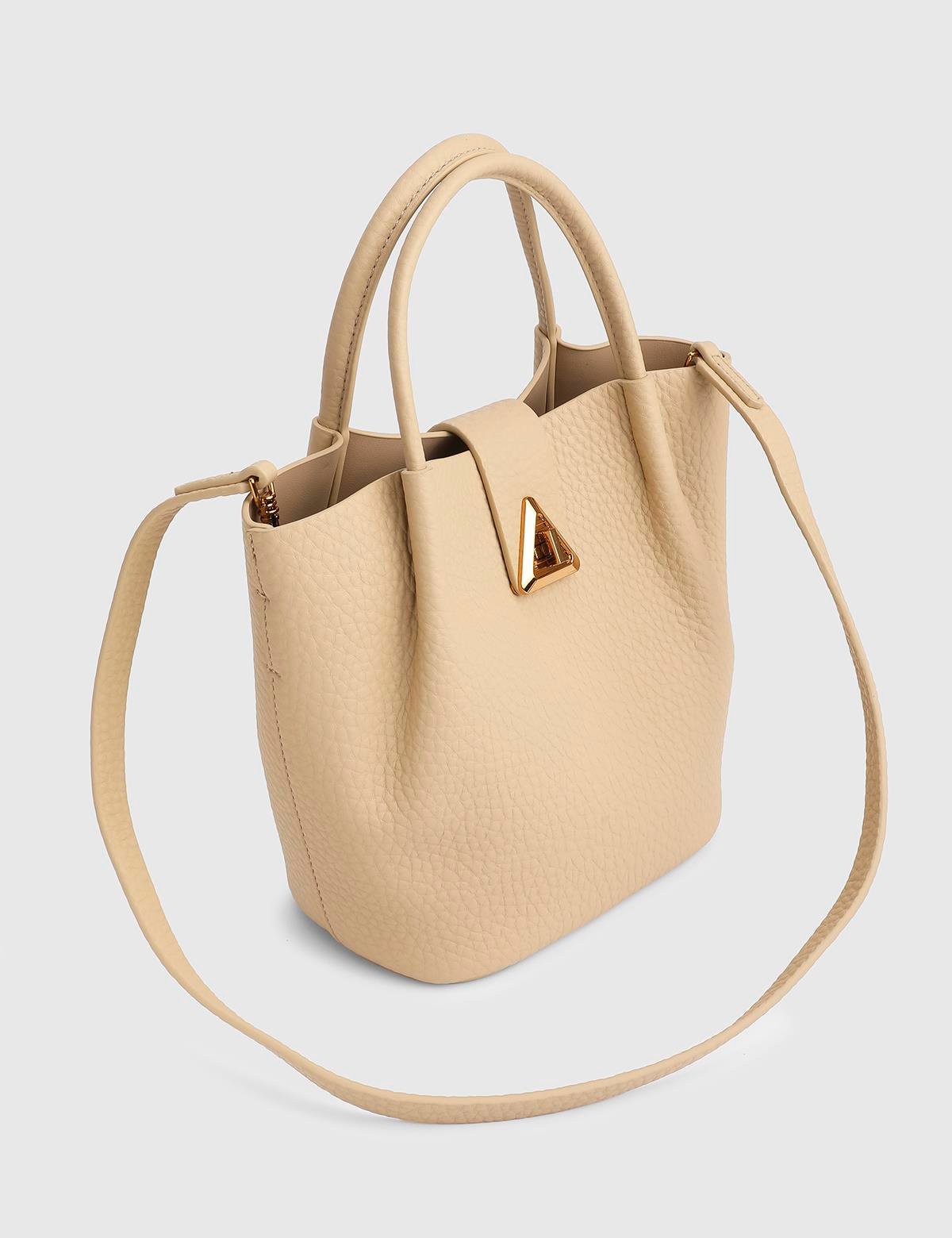 Vitorio Beige Women's Handbag