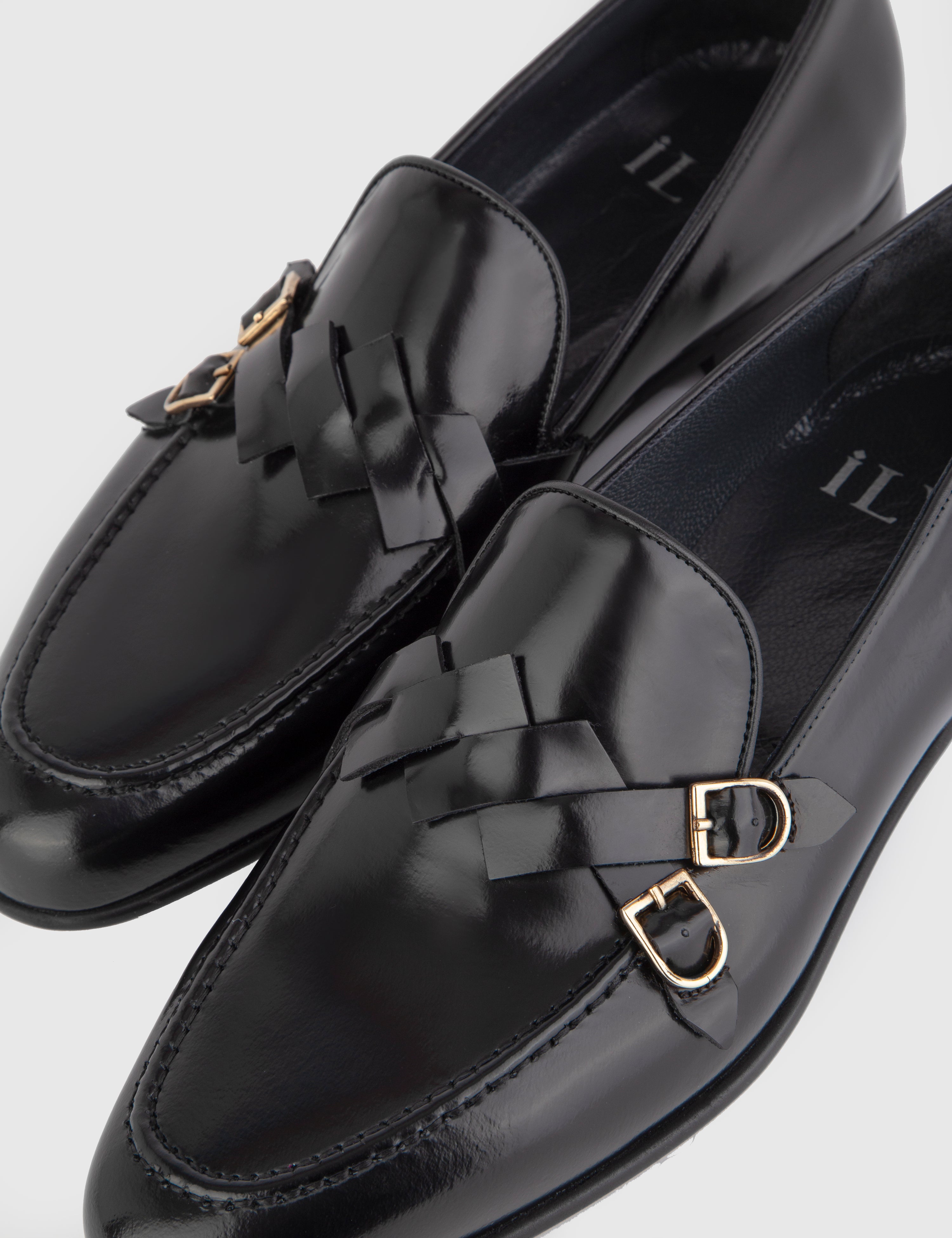 Conroy Black Florentic Leather Men's Loafer