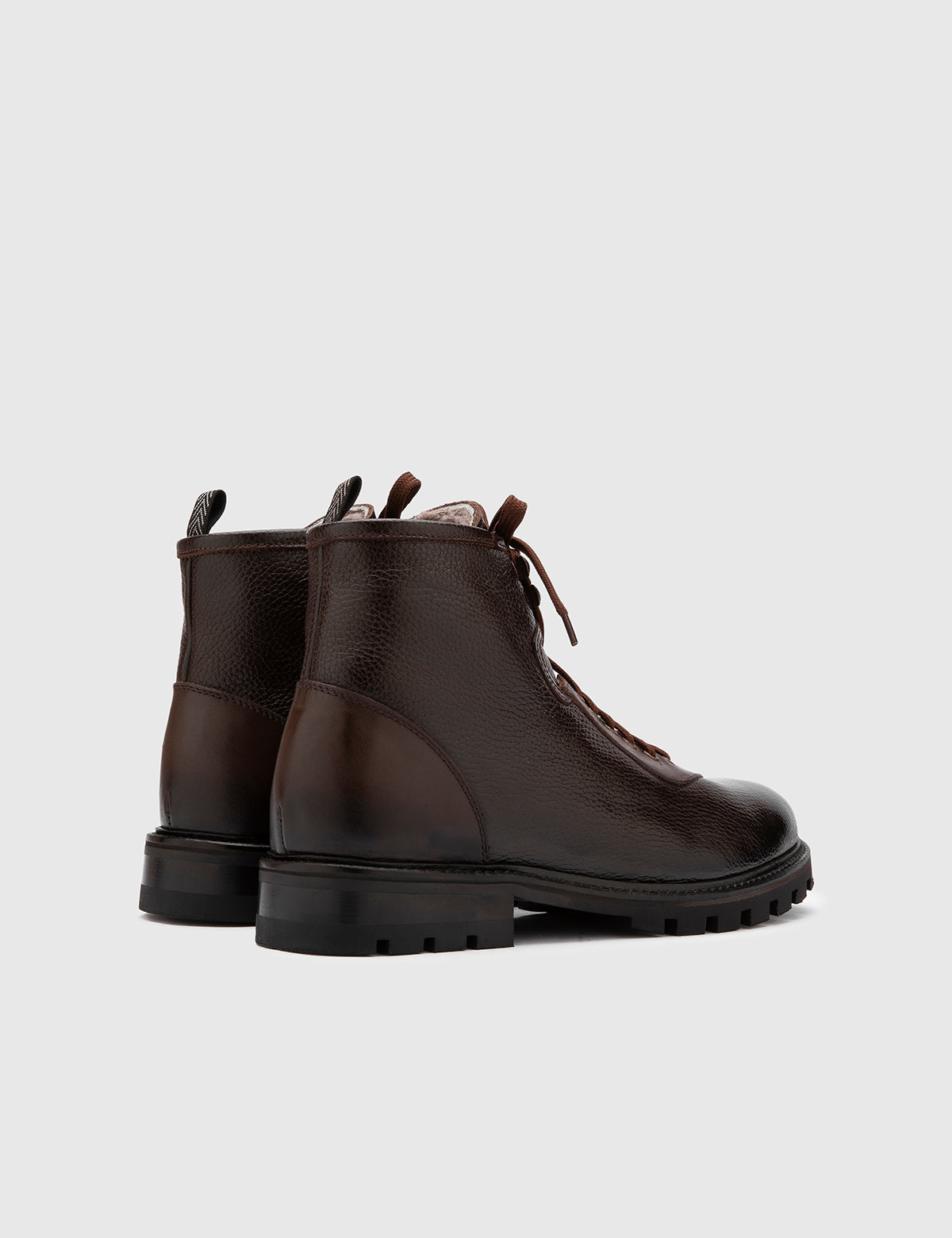 Helka Brown Floater Leather Men's Boot