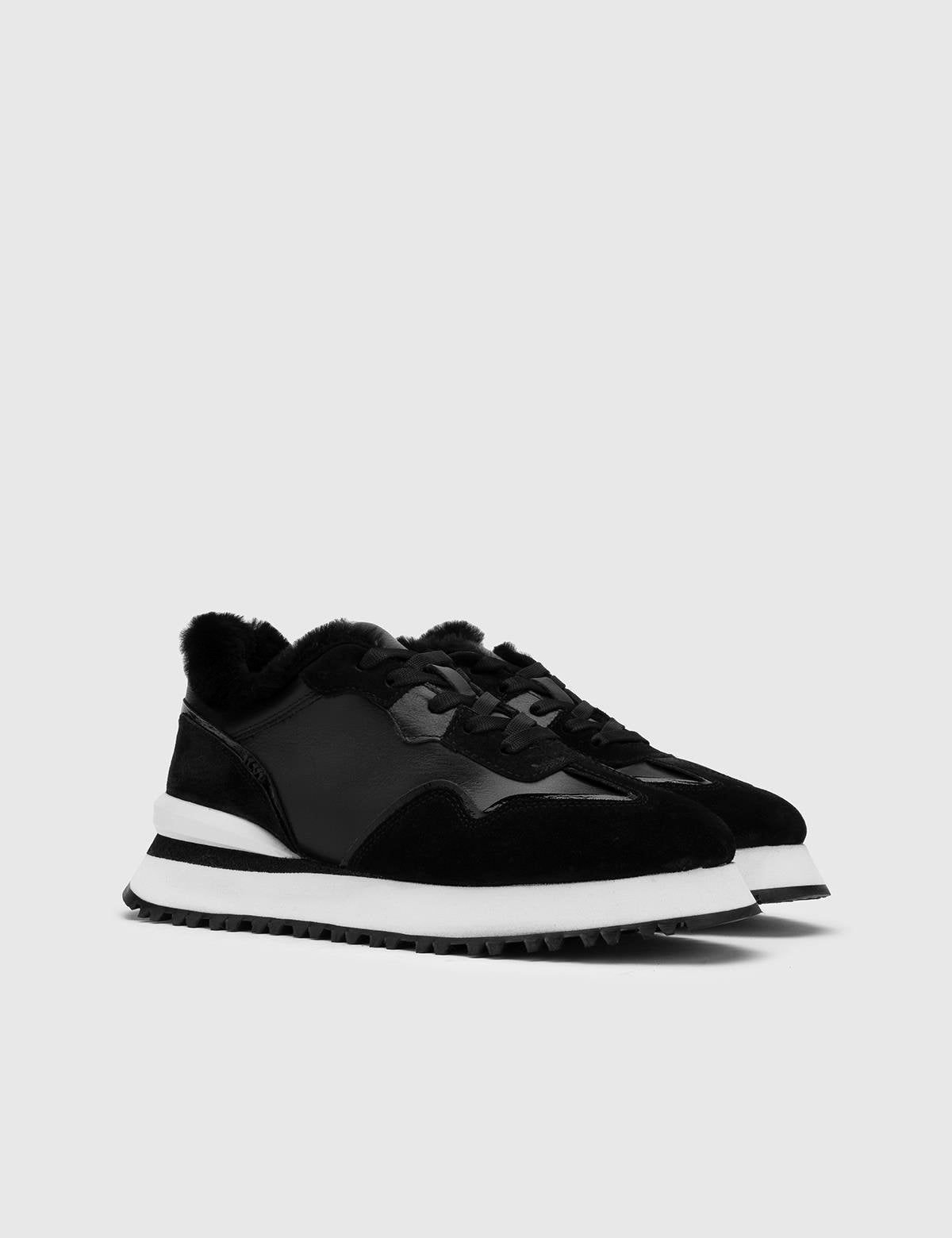 Jose Damen-Sneaker aus schwarzem Wildleder