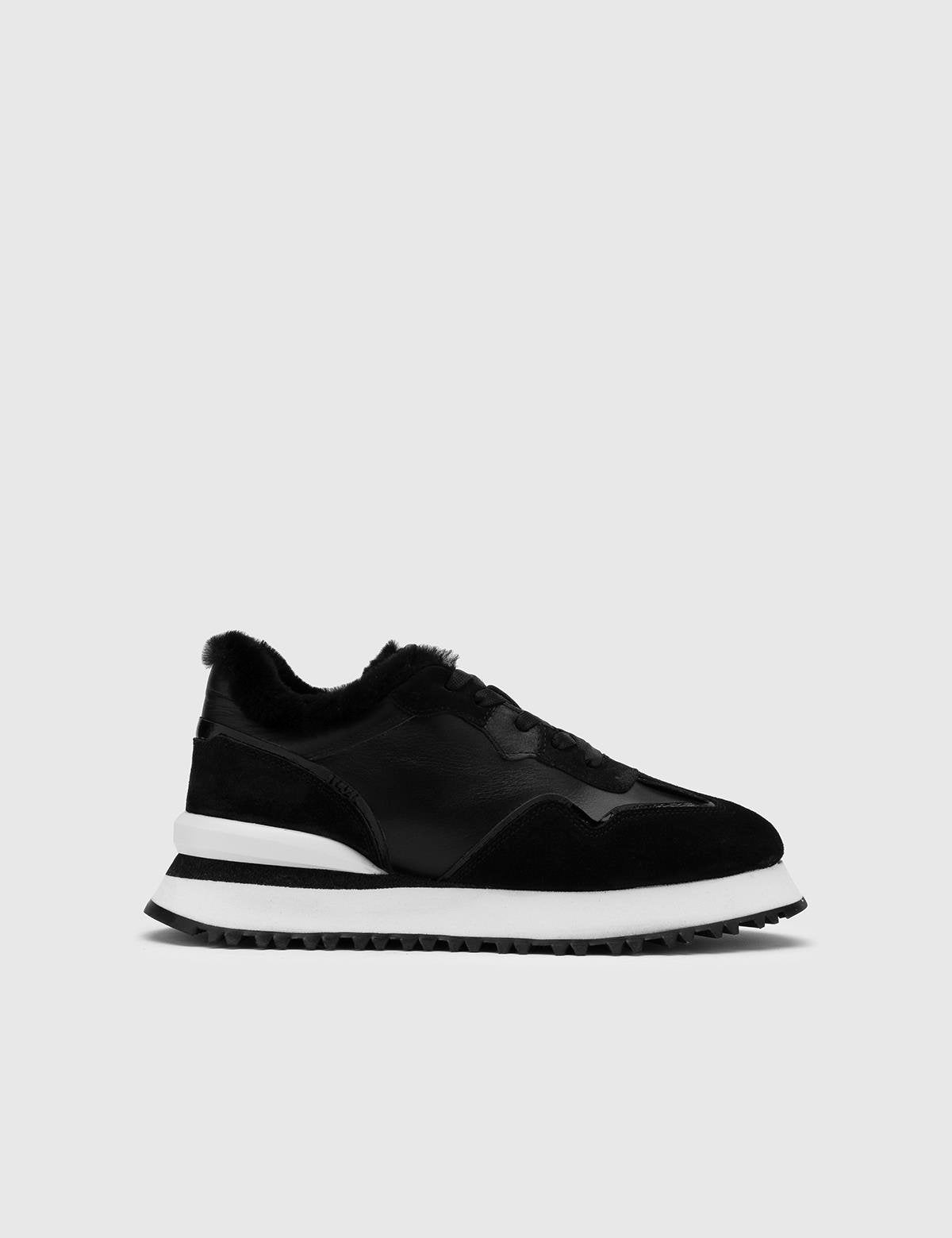 Jose Damen-Sneaker aus schwarzem Wildleder