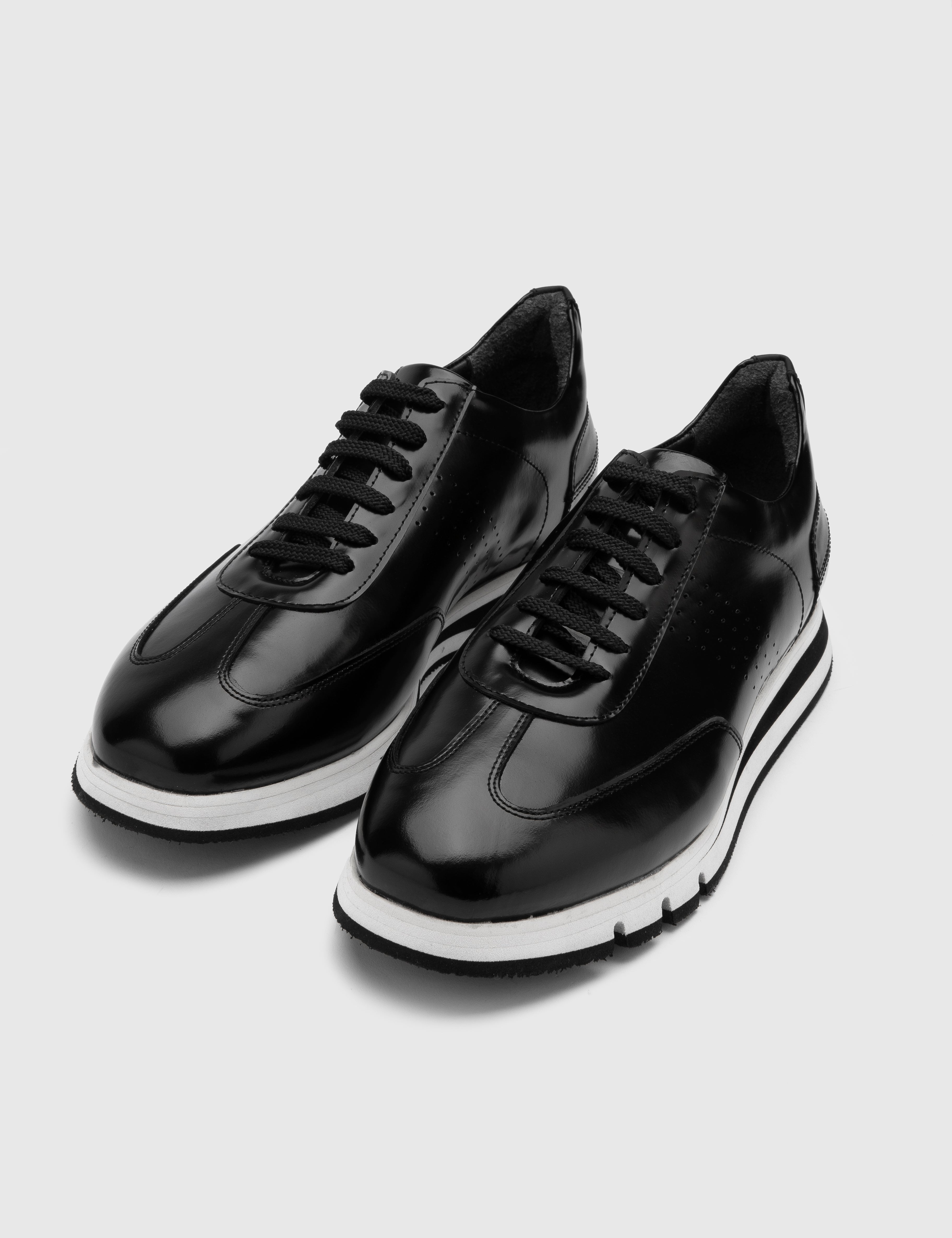 Maiken Herren-Sneaker aus schwarzem Florentic-Leder