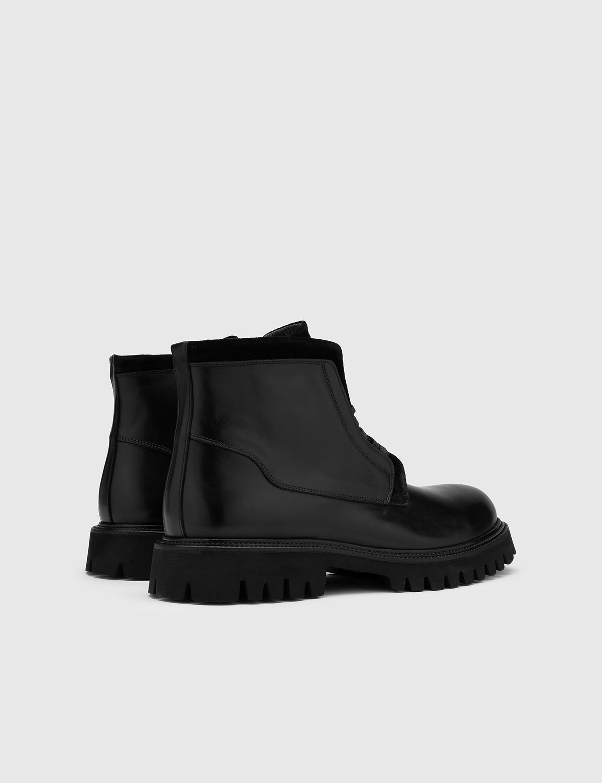 Mayya Black Suede Leather Men's Boot