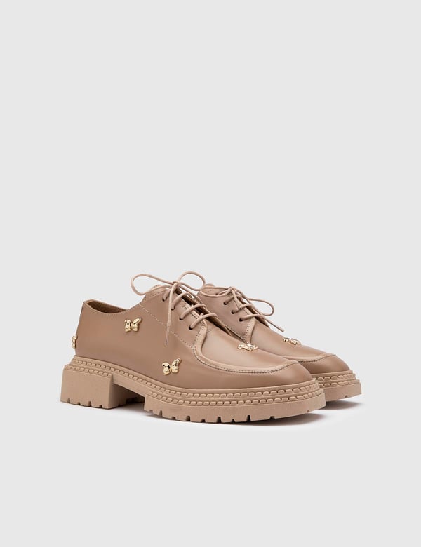Sassa Mink Leather Women's Oxford