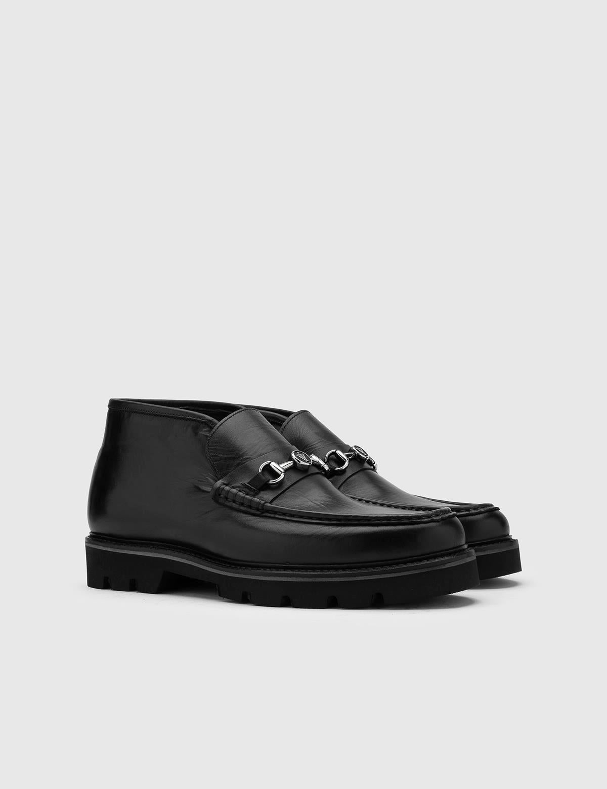 Tapio Herrenstiefel aus schwarzem Leder